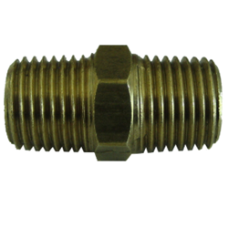 MARQUIP NIPPLE TAPER BRASS 1/4 X 1/4 MALE