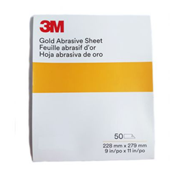 3M 02541 216U FRE-CUT GOLD PAPER P320A 228X279MM PACK/50