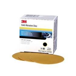 3M 00914 GOLD ABRASIVE DISC P320 76MM