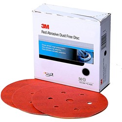 SALE 3M 01137 RED HOOKIT DISC 7-H P600 150MM BOX/50