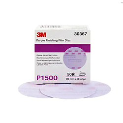 3M 30367 260L HOOKIT PURPLE FINISHING FILM DISC P1500 76MM BOX/50