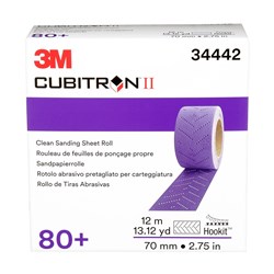 3M 34442 CUBITRON II CLEAN SANDING ROLL P80 70MMX12M