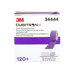 3M 34444 CUBITRON II CLEAN SANDING ROLL 120+ 70MMX12M