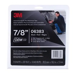 3M 6383 ACRYLIC + FOAM TAPE 22MM 18.3M EA