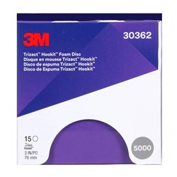 3M 30362 TRIZACT FOAM DISC P5000 76MM BOX/15