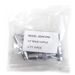 MARQUIP CONNECTOR QD HIFLOW 1/4"" MALE