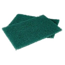 3M 86 SCOTCH BRITE HEAVY DUTY HAND PAD GREEN PACK/10